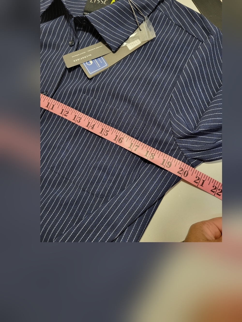 NEw LYSSÉ Schiffer Navy Dress with Tie Waist - Picture 5 of 8